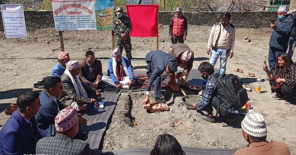 धौलिगाड बृहत् खानेपानी आयोजना निर्माणस्थल